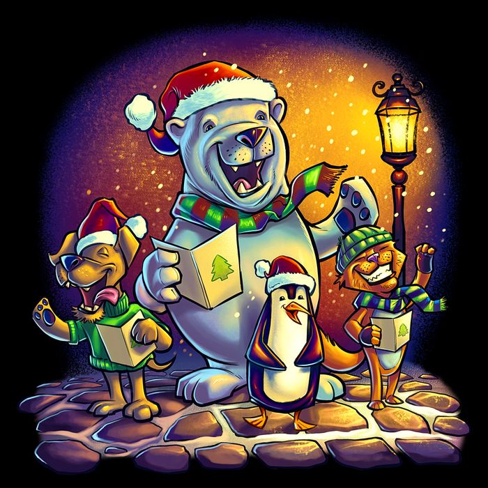 Christmas Carolers Bag