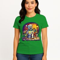 Christmas Carolers Womens T-Shirt