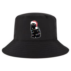 Christmas Cat Lights Cool Comfort Performance Bucket Hat