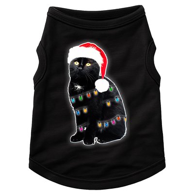 Christmas Cat Lights Doggie Tank