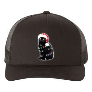 Christmas Cat Lights Yupoong Adult 5-Panel Trucker Hat