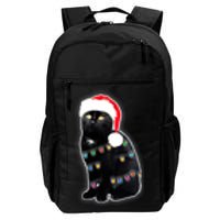 Christmas Cat Lights Daily Commute Backpack