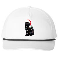 Christmas Cat Lights Snapback Five-Panel Rope Hat