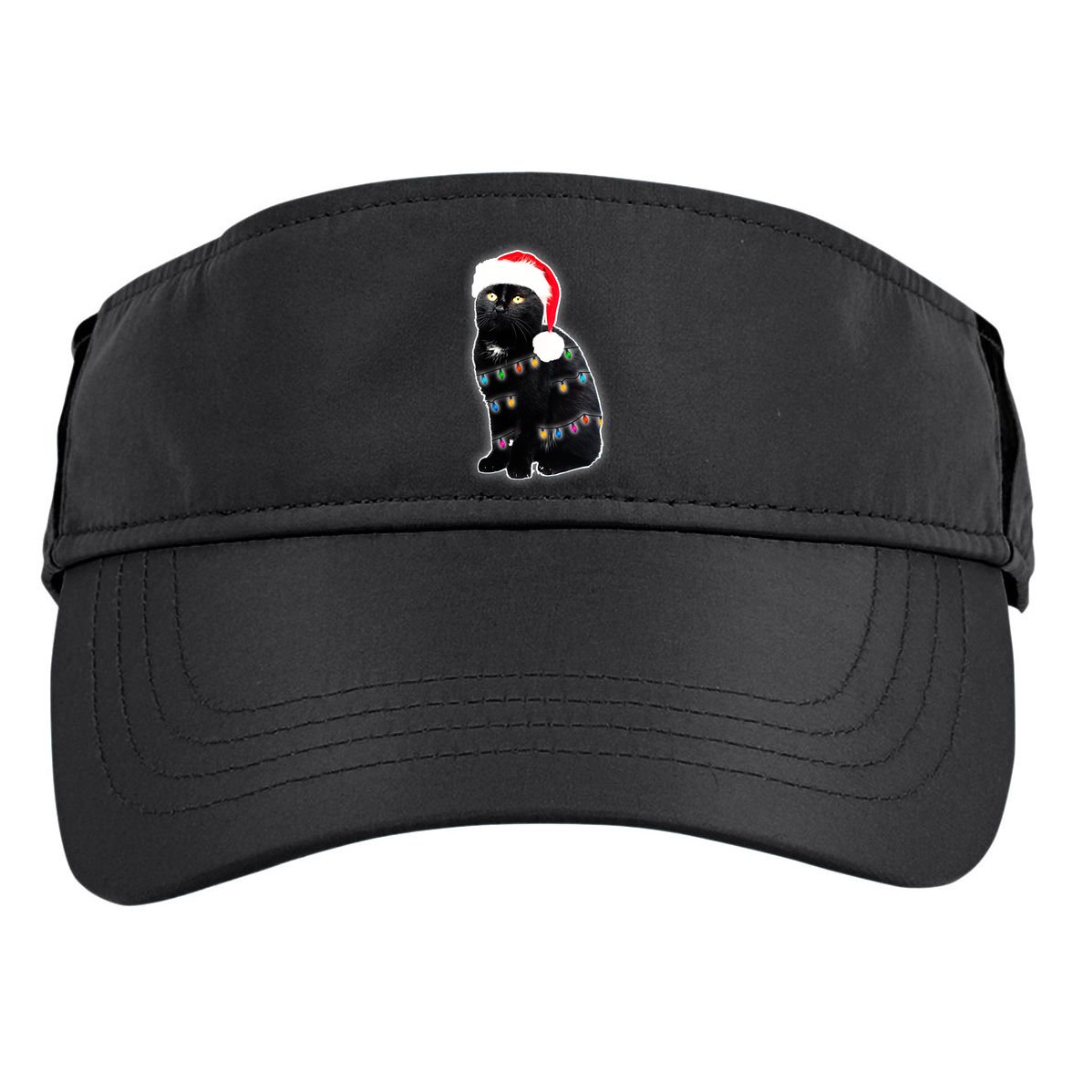 Christmas Cat Lights Adult Drive Performance Visor
