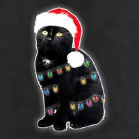 Christmas Cat Lights Adult Drive Performance Visor