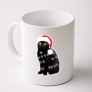 Christmas Cat Lights Coffee Mug