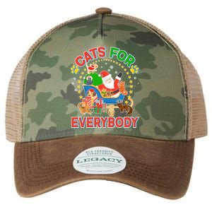 Christmas Cats For Everybody Legacy Tie Dye Trucker Hat