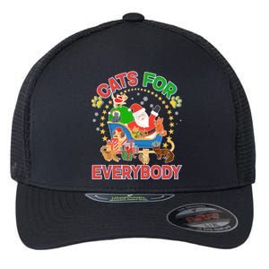 Christmas Cats For Everybody Flexfit Unipanel Trucker Cap