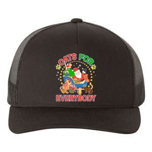 Christmas Cats For Everybody Yupoong Adult 5-Panel Trucker Hat