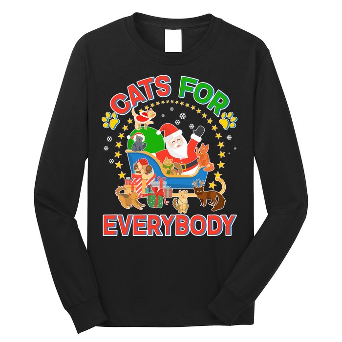 Christmas Cats For Everybody Long Sleeve Shirt