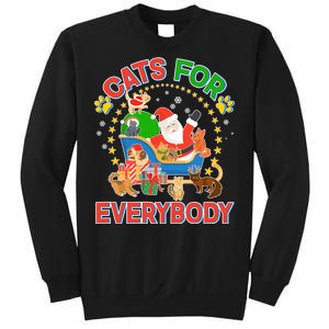 Christmas Cats For Everybody Sweatshirt