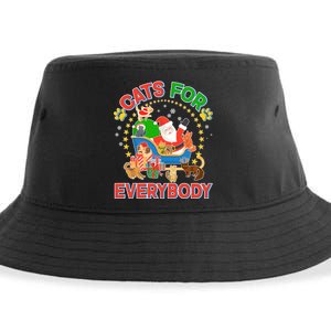 Christmas Cats For Everybody Sustainable Bucket Hat