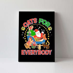 Christmas Cats For Everybody Canvas