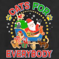 Christmas Cats For Everybody Adult Drive Performance Visor