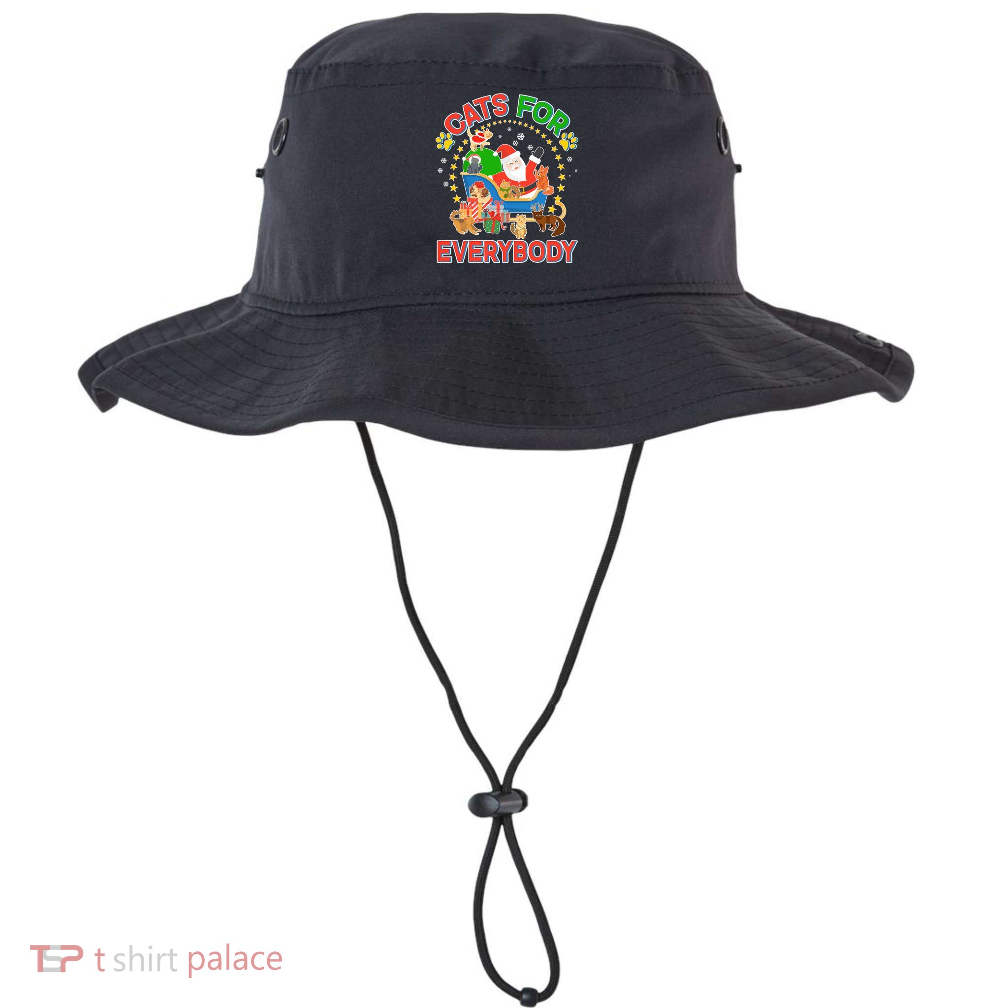Christmas Cats For Everybody Bucket Hat