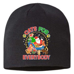 Christmas Cats For Everybody Sustainable Beanie