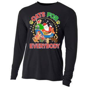 Christmas Cats For Everybody Cooling Performance Long Sleeve Crew