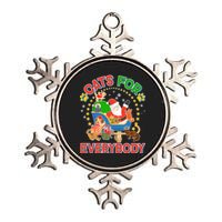 Christmas Cats For Everybody Metallic Star Ornament