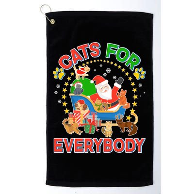 Christmas Cats For Everybody Golf Towel