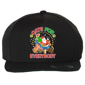 Christmas Cats For Everybody Wool Snapback Cap