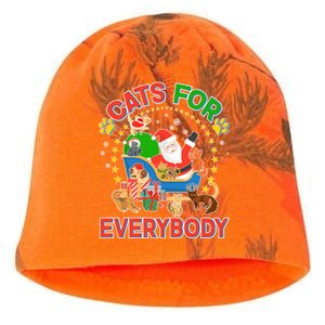 Christmas Cats For Everybody Kati - Camo Knit Beanie