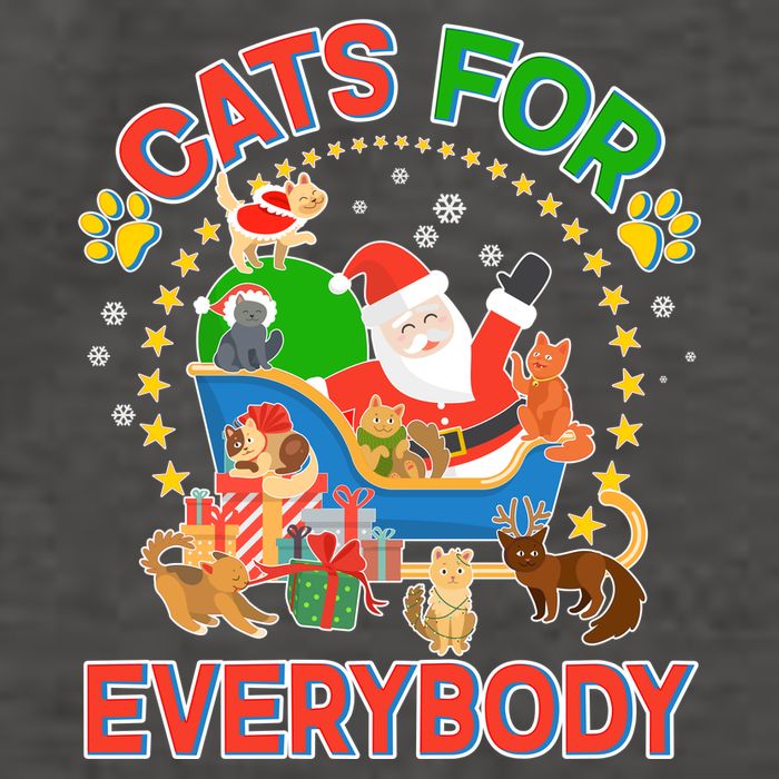 Christmas Cats For Everybody Vector Backpack