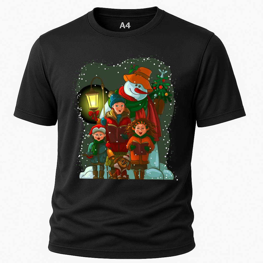 Christmas Choir Carol Singers Cooling Performance Crew T-Shirt