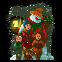 Christmas Choir Carol Singers Cooling Performance Crew T-Shirt