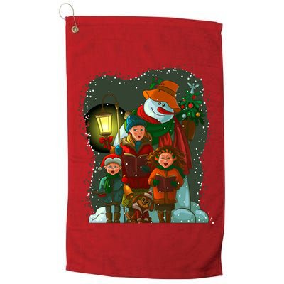 Christmas Choir Carol Singers Golf Towel