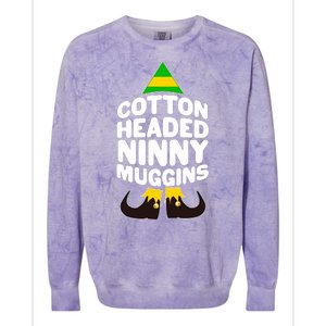 Christmas Cotton Headed Ninny Muggins Colorblast Crewneck Sweatshirt