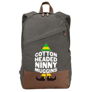 Christmas Cotton Headed Ninny Muggins Cotton Canvas Backpack