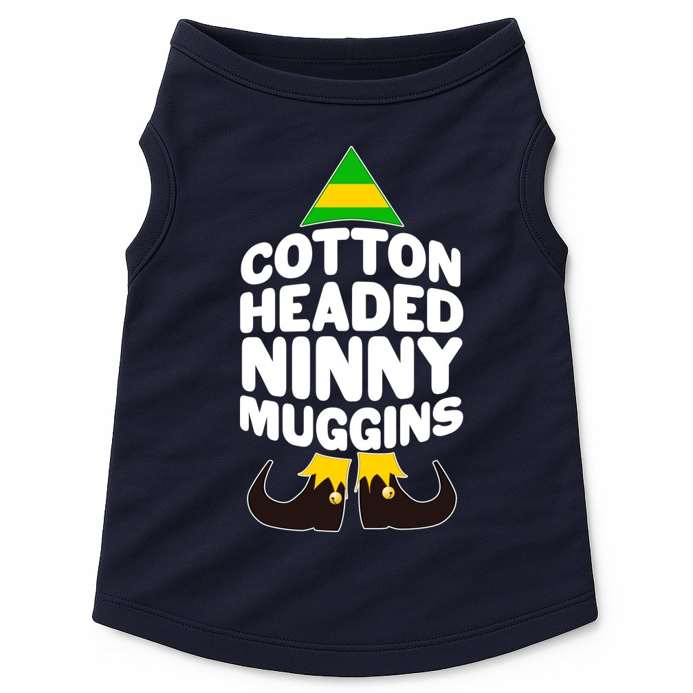 Christmas Cotton Headed Ninny Muggins Doggie Tank