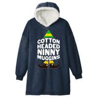 Christmas Cotton Headed Ninny Muggins Hooded Wearable Blanket