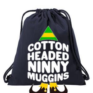 Christmas Cotton Headed Ninny Muggins Drawstring Bag