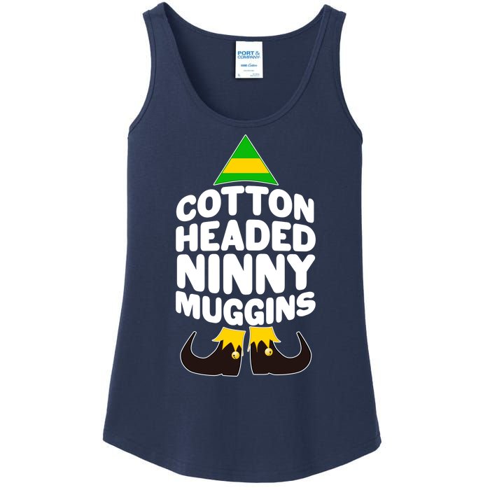 Christmas Cotton Headed Ninny Muggins Ladies Essential Tank