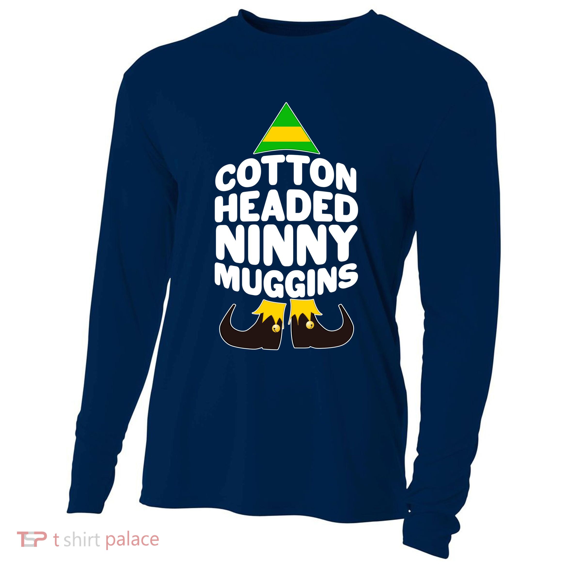 Christmas Cotton Headed Ninny Muggins Cooling Performance Long Sleeve Crew