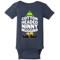 Christmas Cotton Headed Ninny Muggins Baby Bodysuit