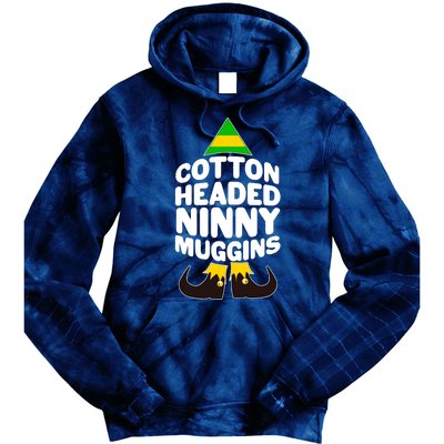 Christmas Cotton Headed Ninny Muggins Tie Dye Hoodie