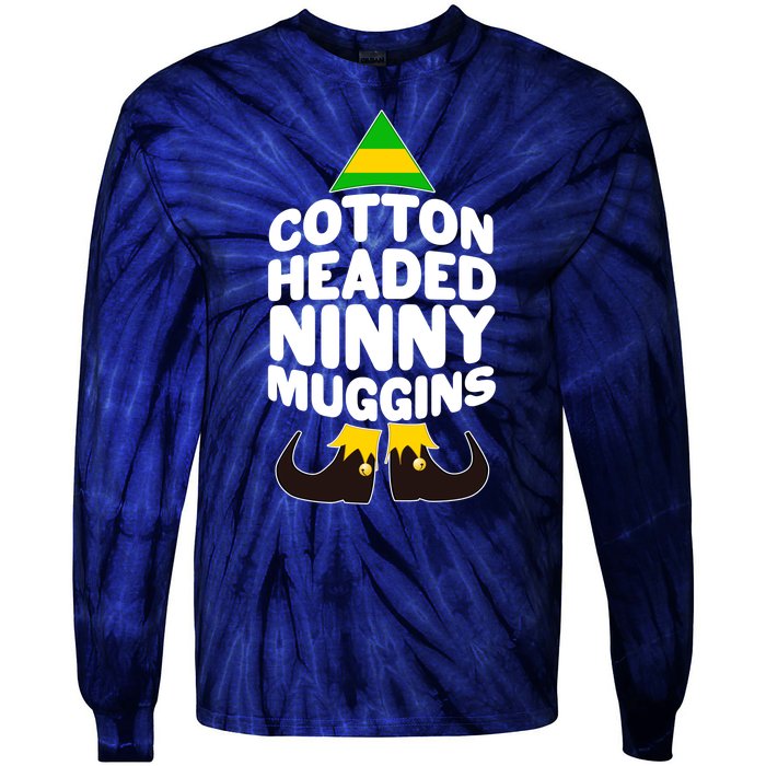 Christmas Cotton Headed Ninny Muggins Tie-Dye Long Sleeve Shirt