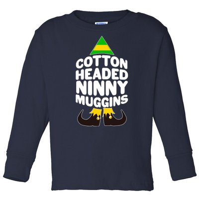 Christmas Cotton Headed Ninny Muggins Toddler Long Sleeve Shirt