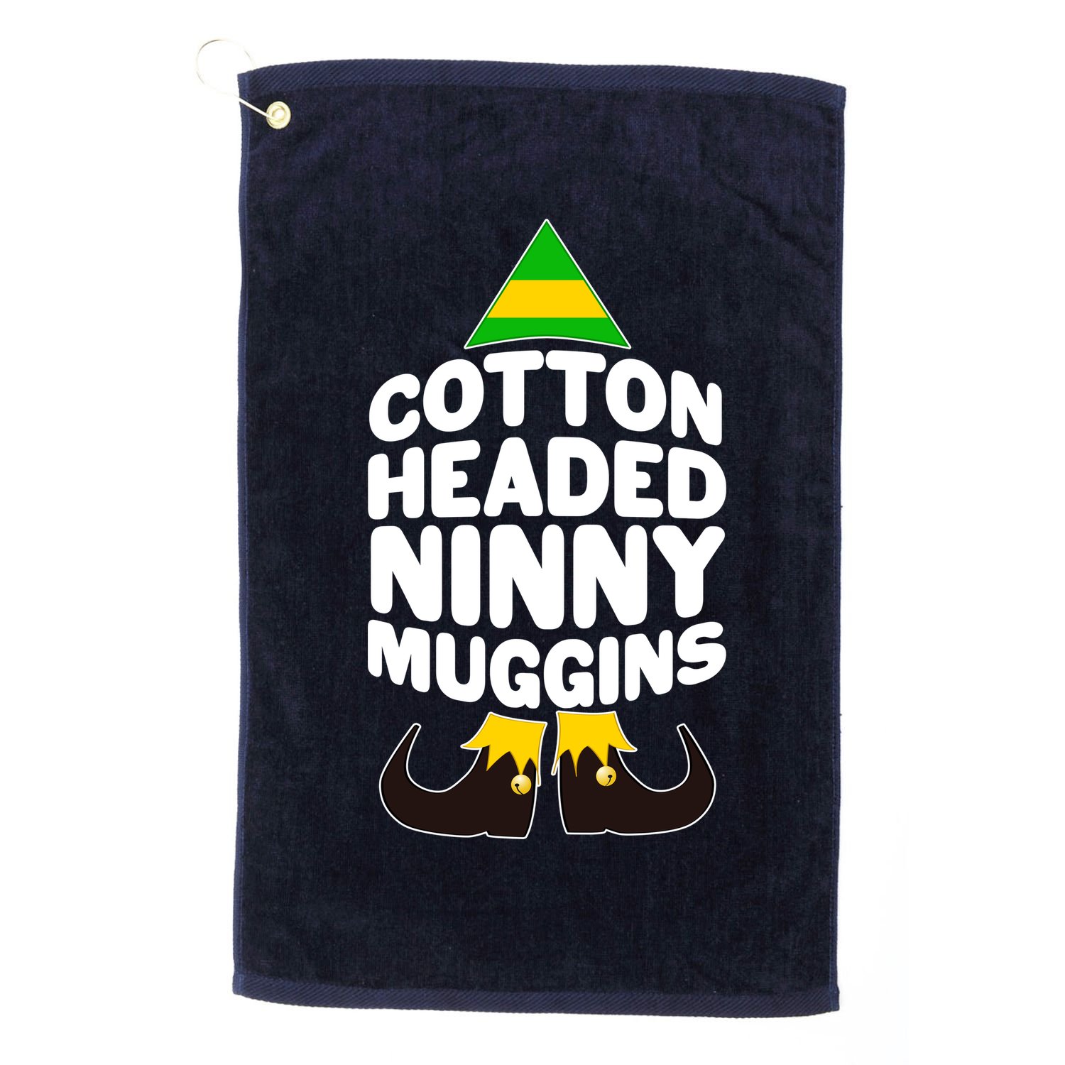 Christmas Cotton Headed Ninny Muggins Golf Towel