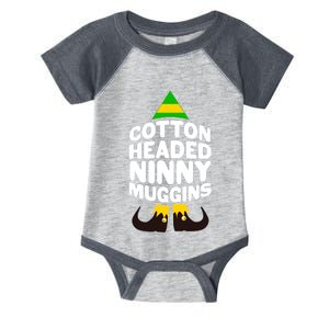 Christmas Cotton Headed Ninny Muggins Infant Baby Jersey Bodysuit