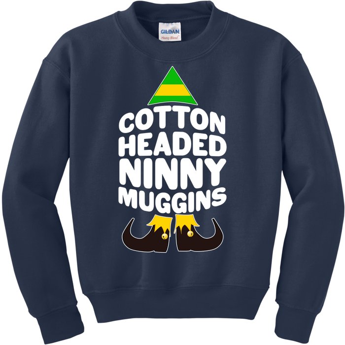 Christmas Cotton Headed Ninny Muggins Kids Sweatshirt