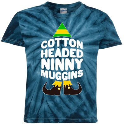 Christmas Cotton Headed Ninny Muggins Kids Tie-Dye T-Shirt