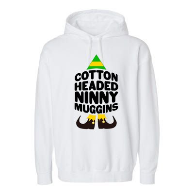 Christmas Cotton Headed Ninny Muggins Garment-Dyed Fleece Hoodie