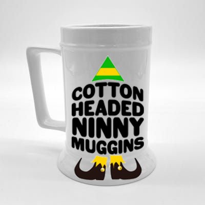 Christmas Cotton Headed Ninny Muggins Beer Stein