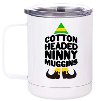 Christmas Cotton Headed Ninny Muggins 12 oz Stainless Steel Tumbler Cup