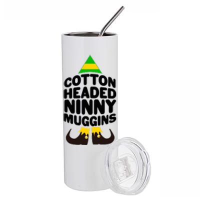 Christmas Cotton Headed Ninny Muggins Stainless Steel Tumbler