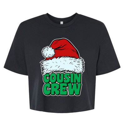 Christmas Cousin Crew Bella+Canvas Jersey Crop Tee