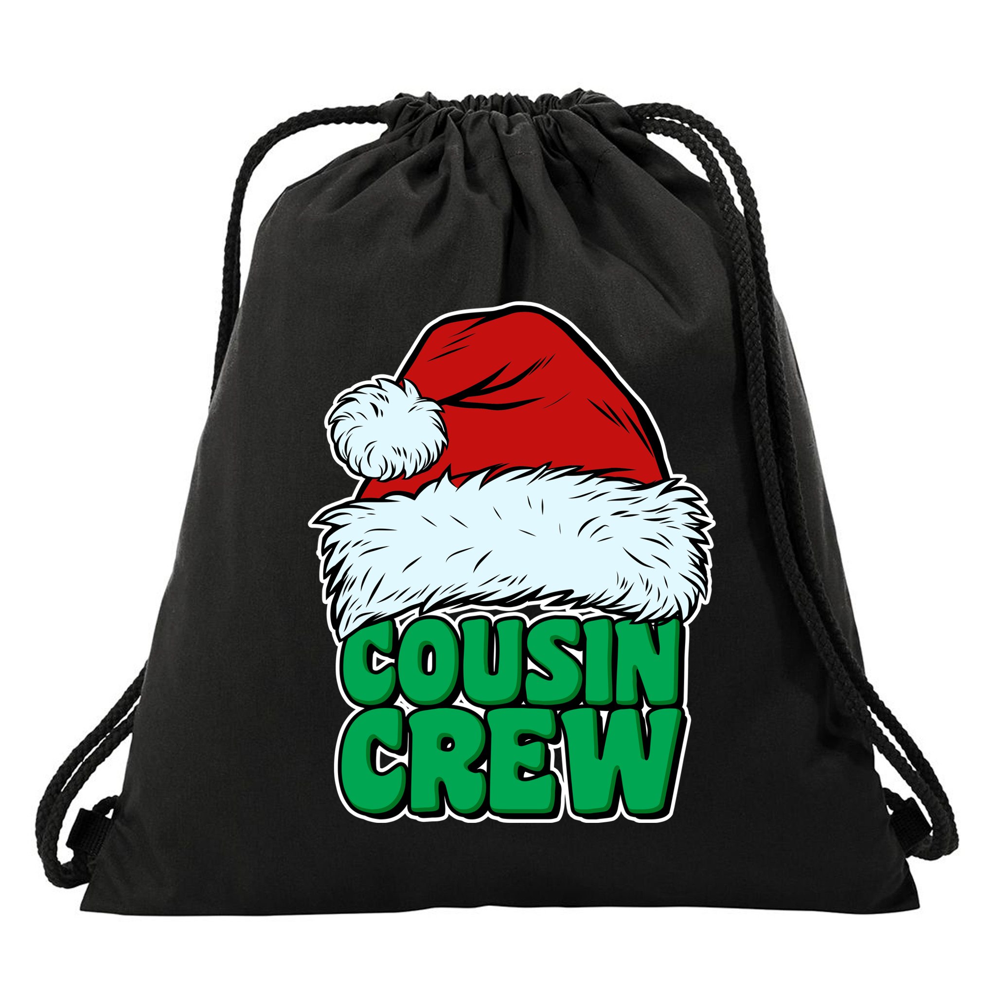 Christmas Cousin Crew Drawstring Bag